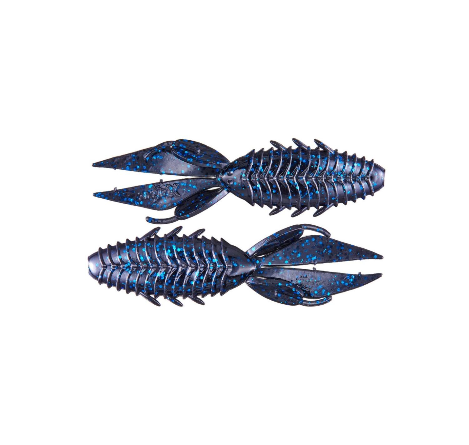 Xzone 4” Adrenaline Bug - Black Blue Flake