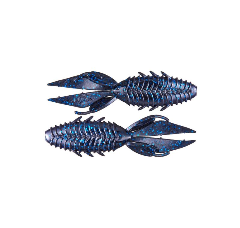 Xzone 4” Adrenaline Bug - Black Blue Flake
