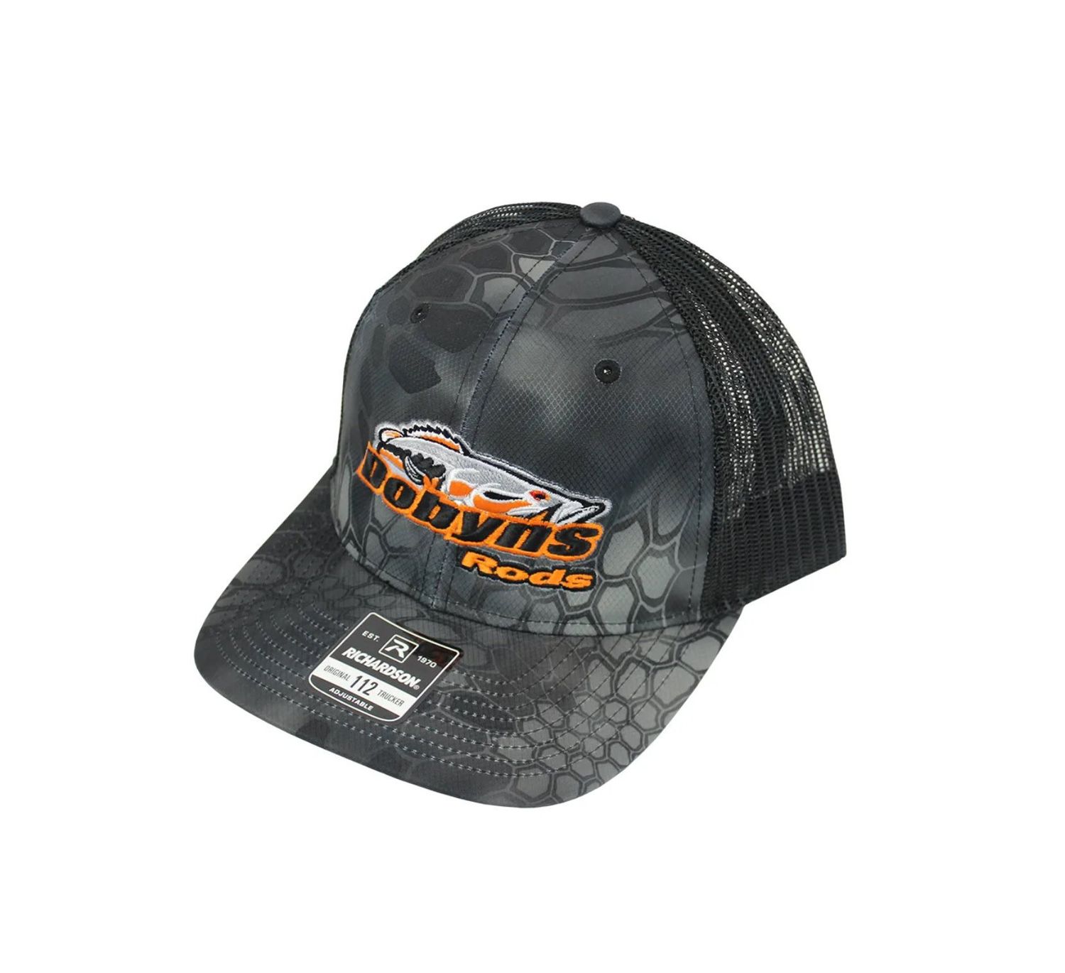 Dobyns Mesh Cap - Cryptic Black/ Orange