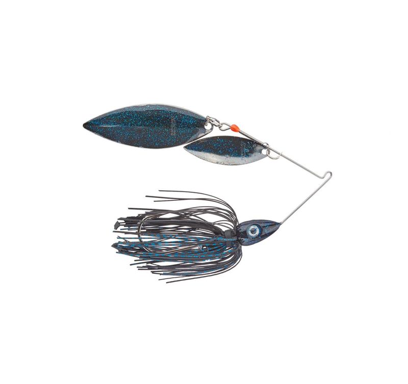 Nichols Pulsator DF Series Spinnerbait DW 1oz - Black and Blue