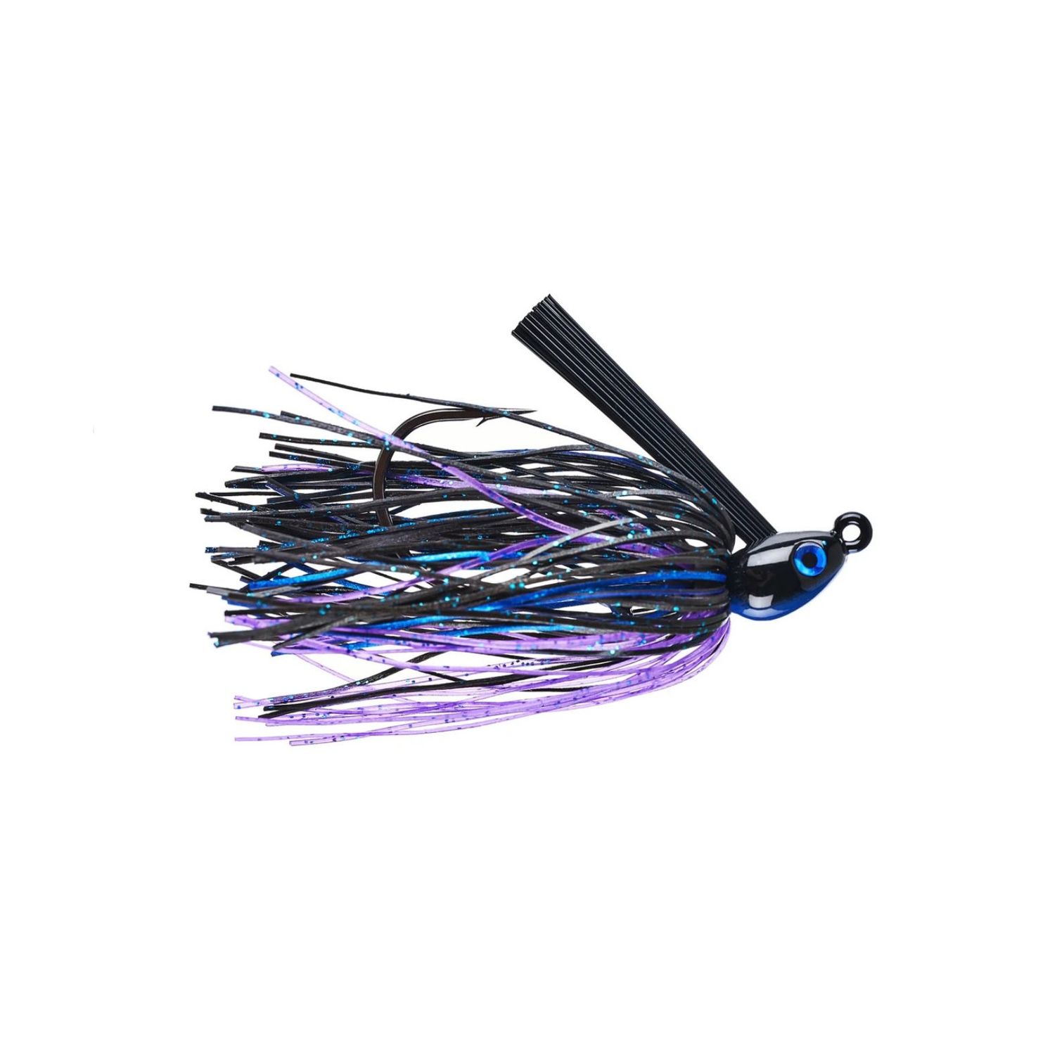 Dirty Jigs Swim Jig 3/8oz - Black Blue and Purple