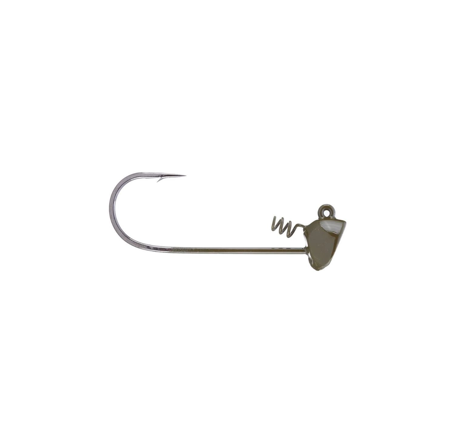 Dirty Jigs Magnum Horseshoe Shakey Head 1/4oz - Green Pumpkin