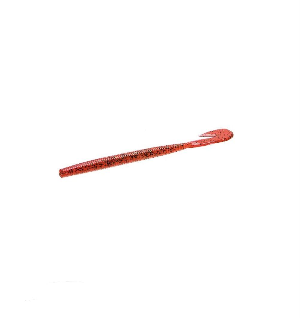 Zoom Ultravibe Speed Worm - Red Bug Shad