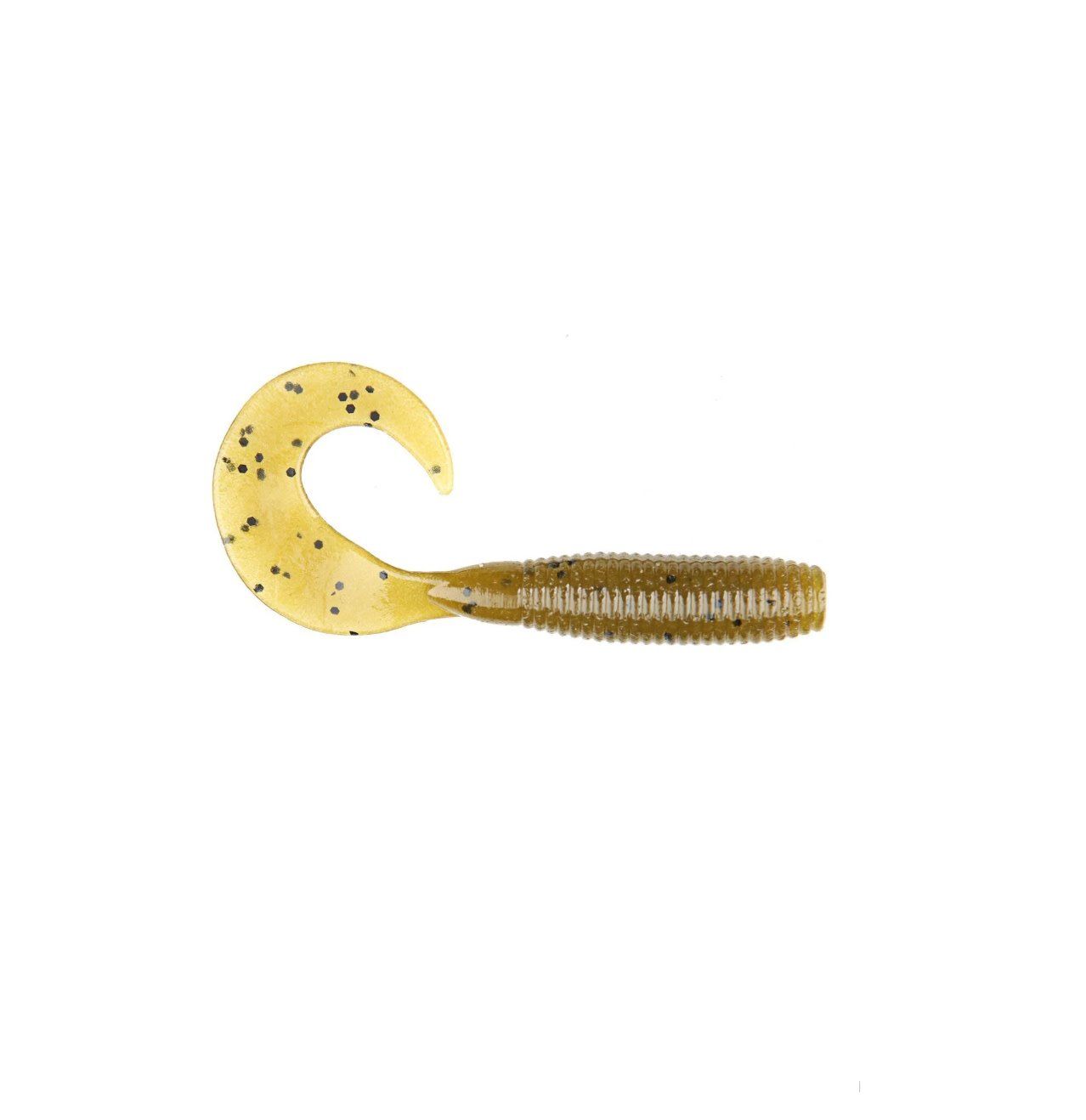 Yamamoto 4” Single Tail Grub - Green Pumpkin