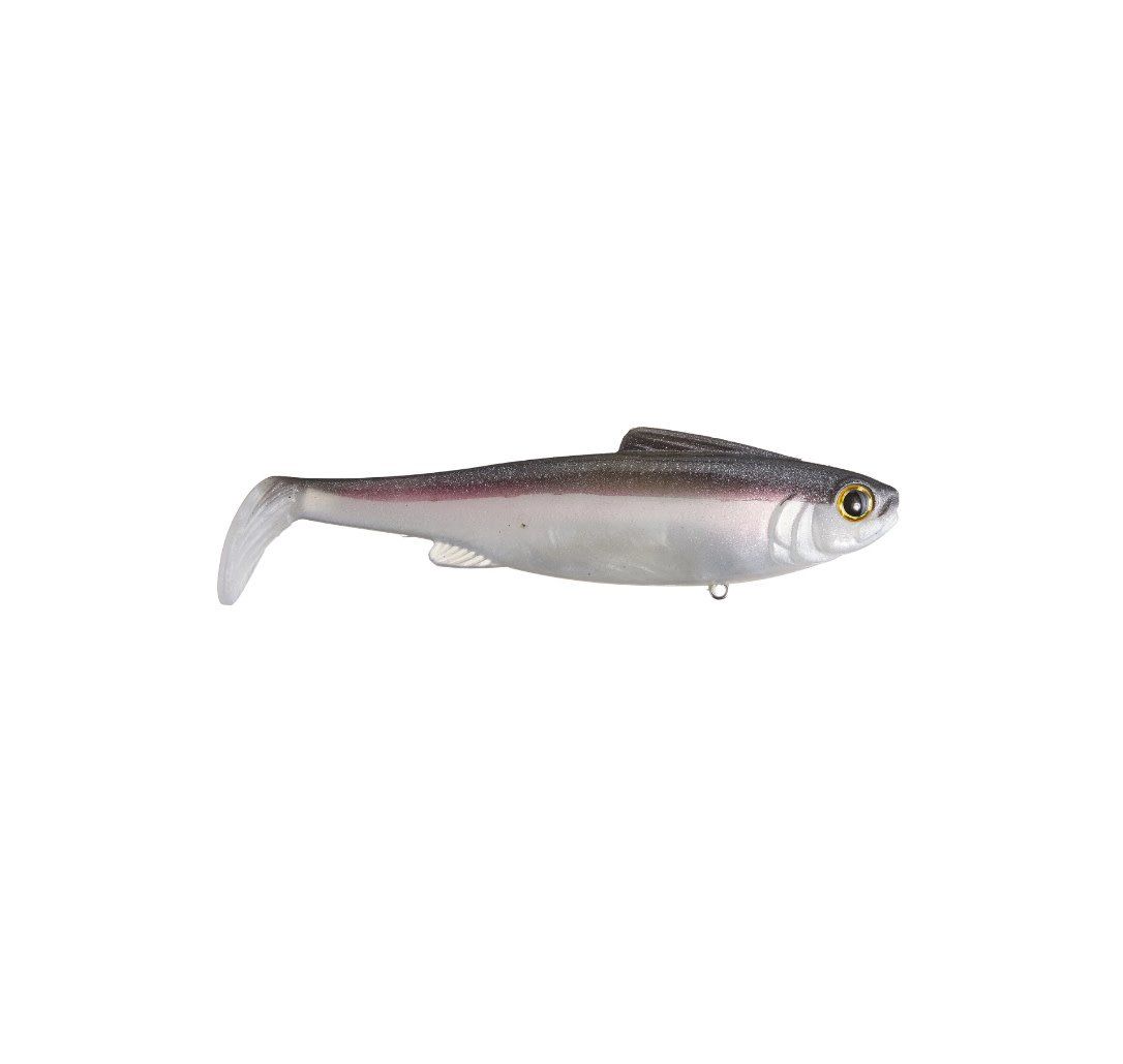 6th Sense 6.25’’ Fast Sink Hangover Line-Through Swimbait - Smoke 6