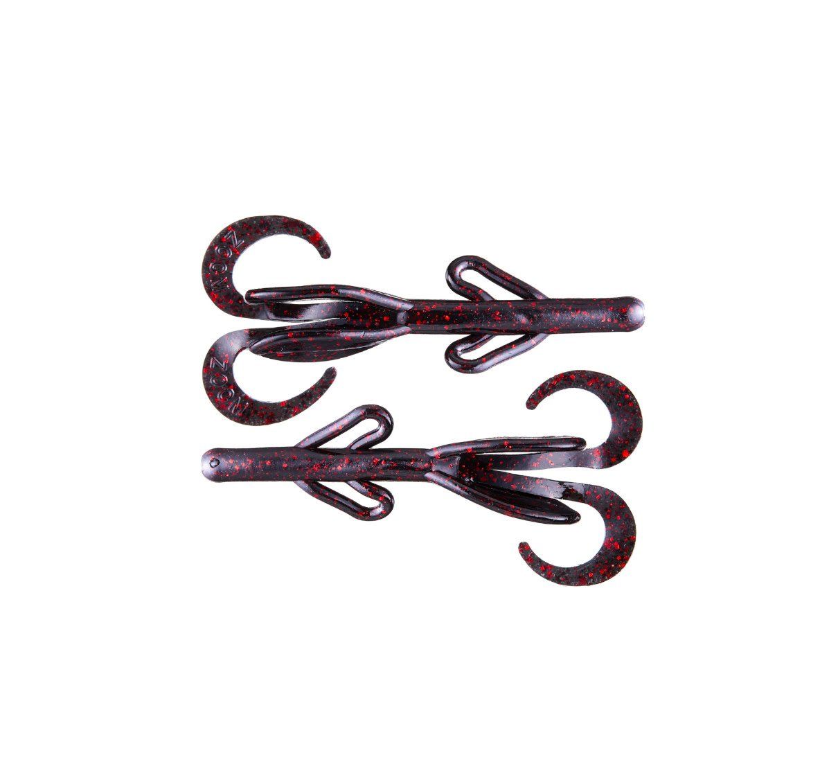 Zoom Tiny Brush Hog - Black Red Glitter