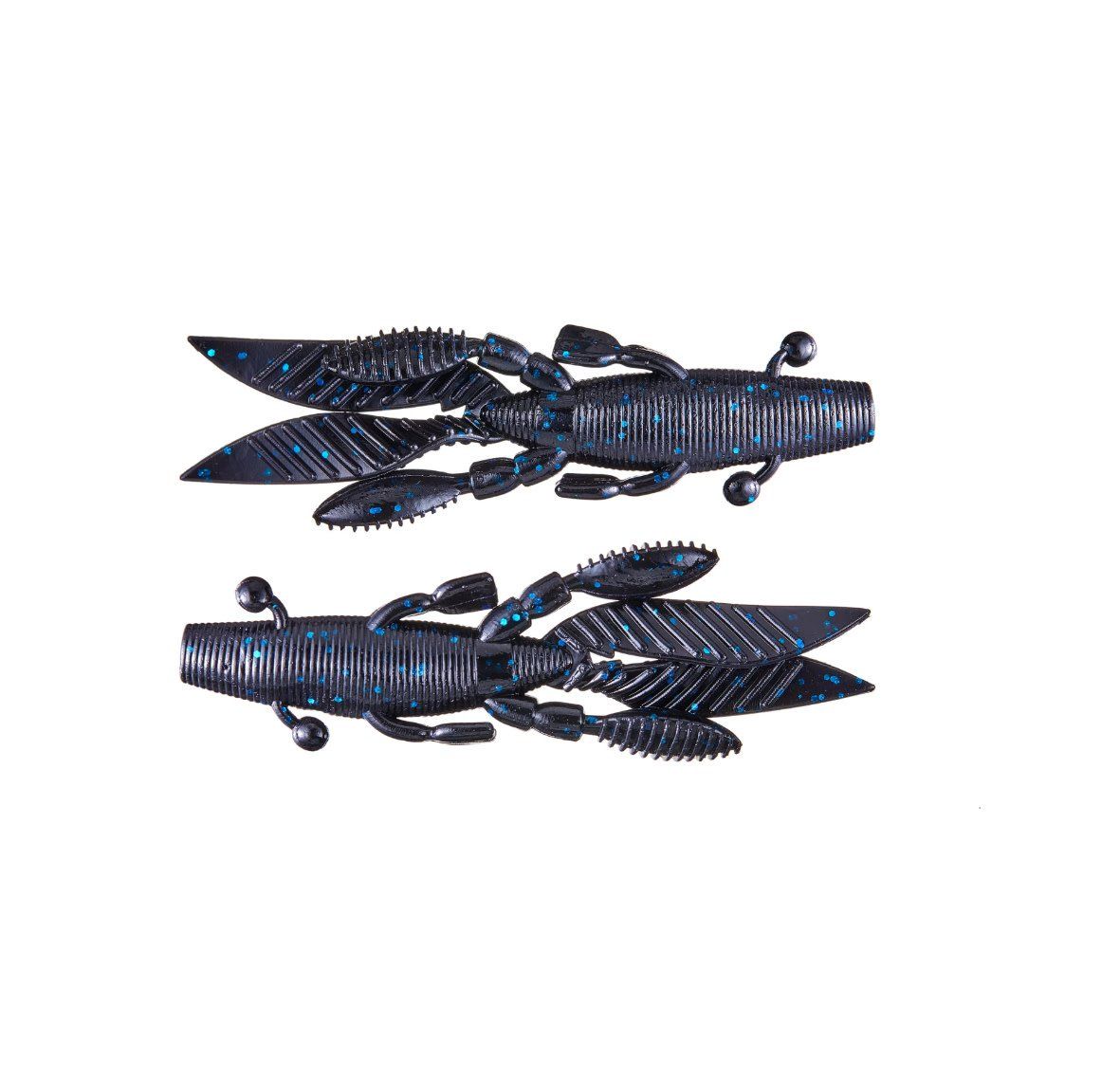 Yamamoto 4.5” Large Flappin Hog - Black Blue Flk