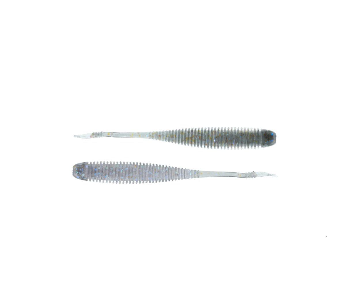 NetBait BaitFuel STH Flat Sided Shad 3.5” 6pk - Dark Shad