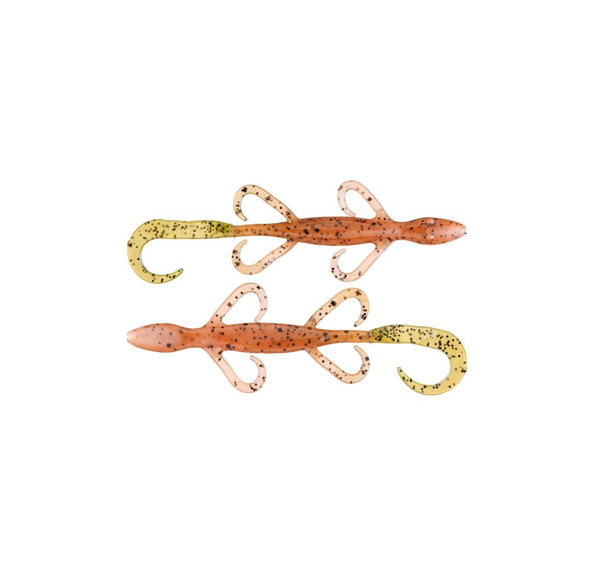 Zoom Lizard 6” - Pumpkin Chart Tail