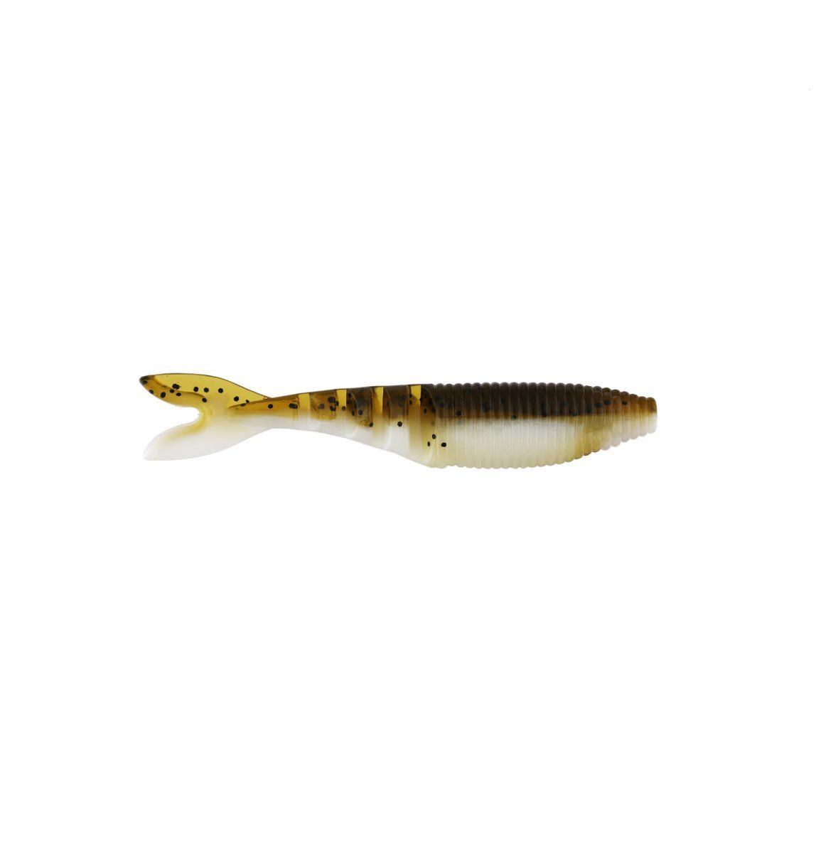 Yamamoto 4” Zako Swimbait - Green Pumpkin White Laminate