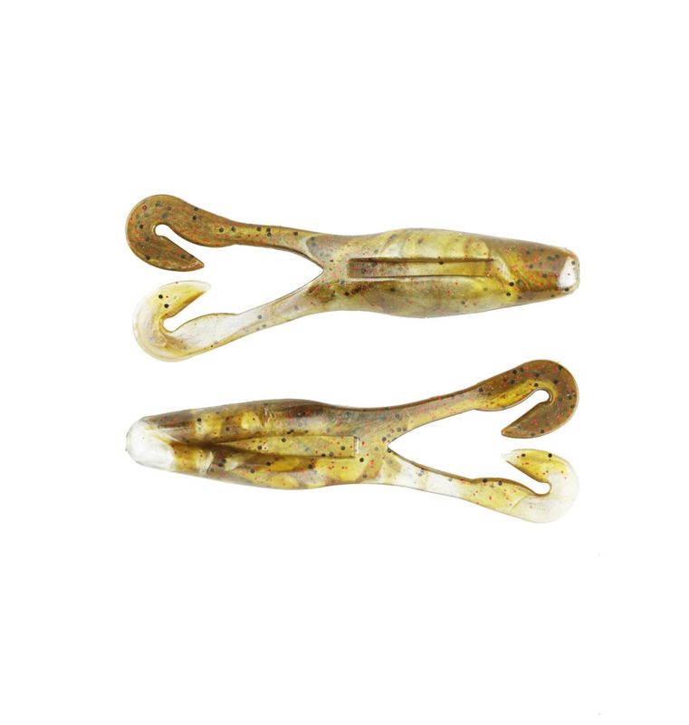 Gambler 4.5” Buzzin Cane Toad - Green Pumpkin Red Pearl Swirl