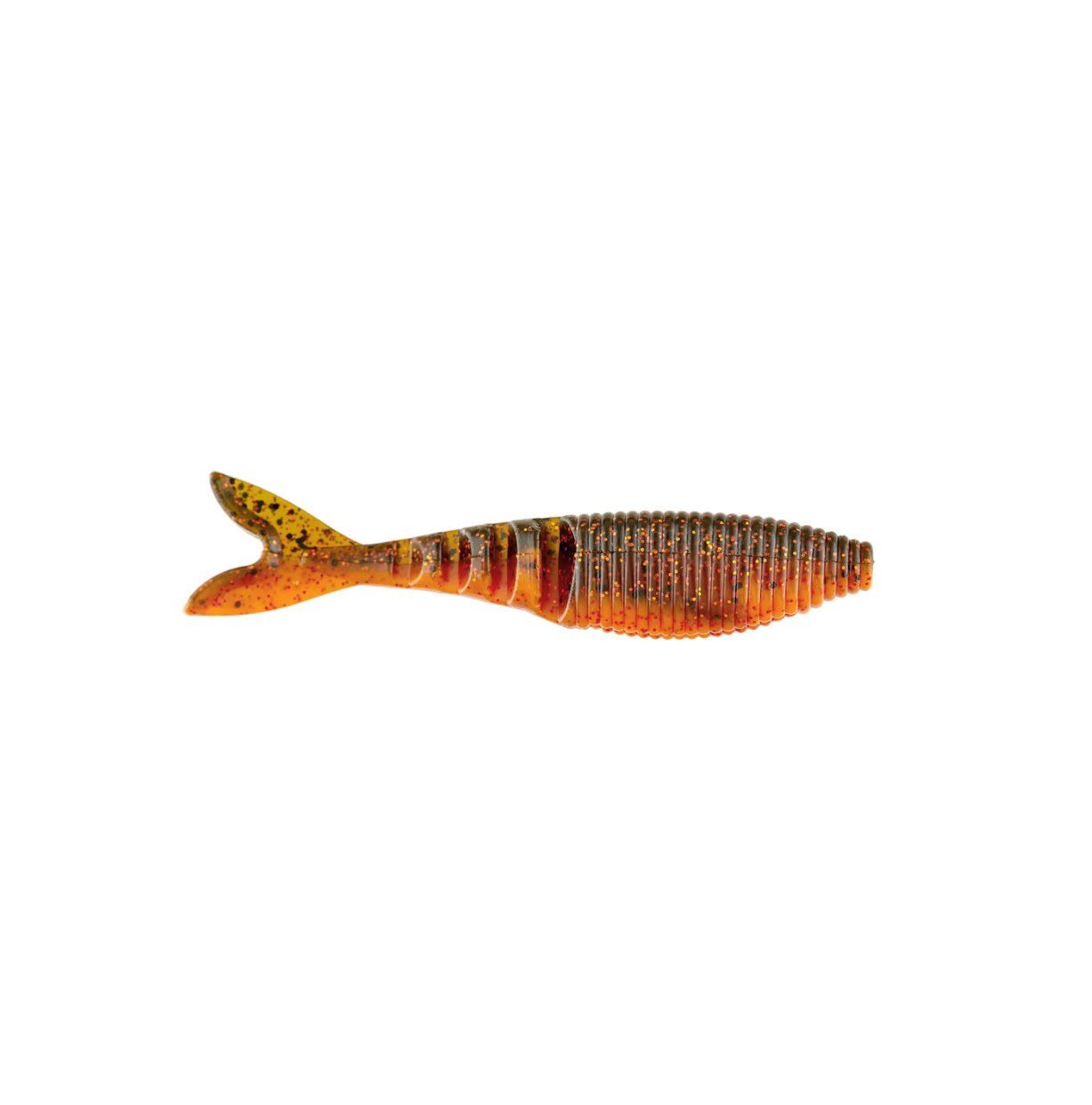Yamamoto 4” Zako Swimbait - Watermelon Copper Orange Red Laminate