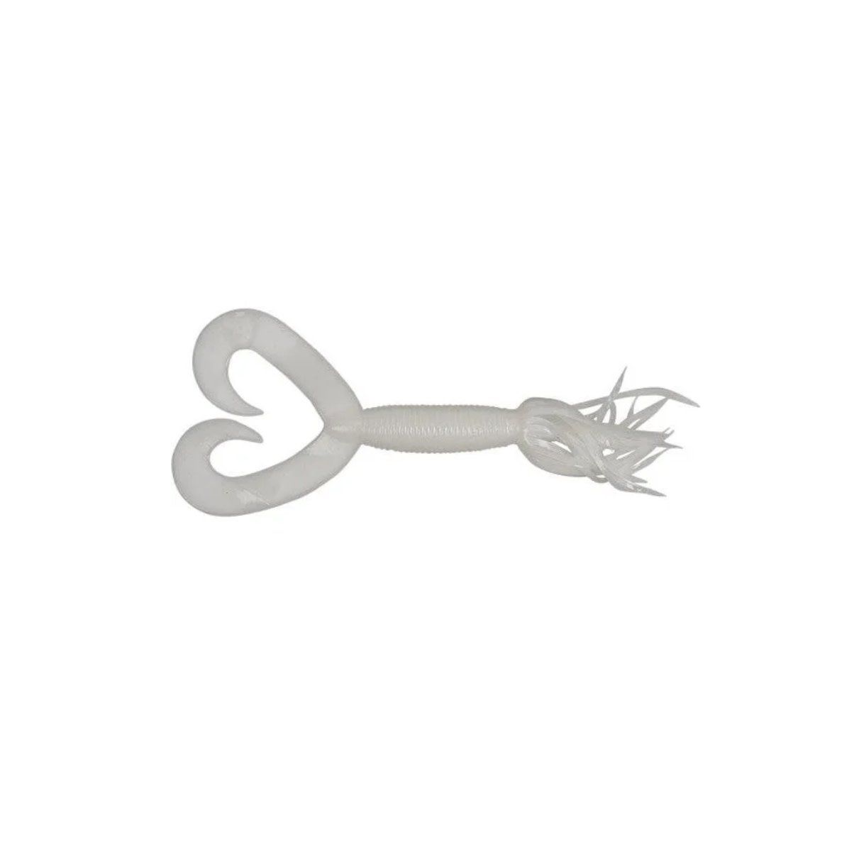 Yamamoto 5” Double Tail Hula Grub - Cream White
