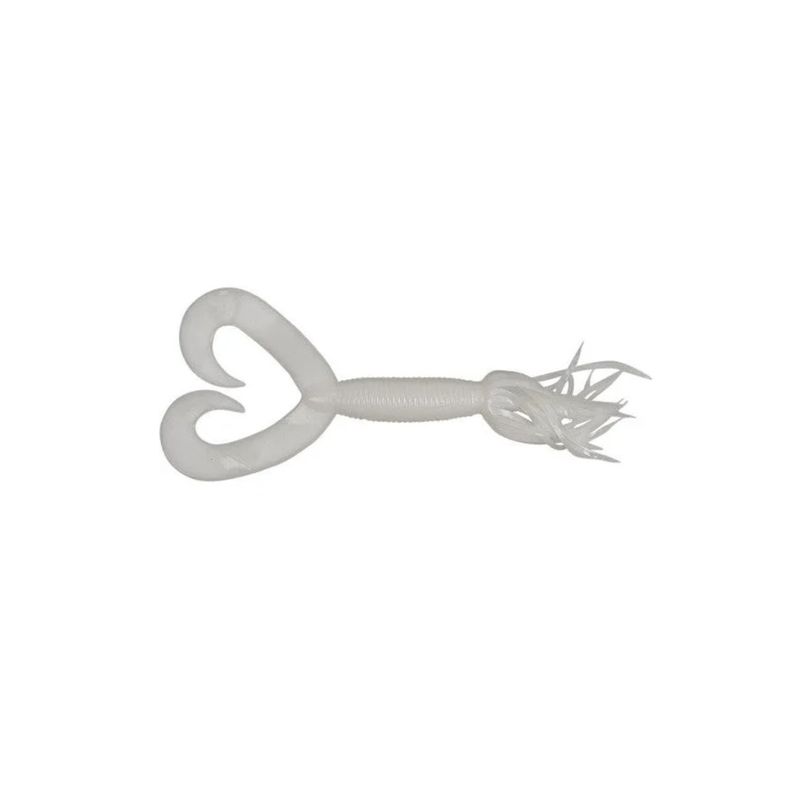 Yamamoto 5” Double Tail Hula Grub - Cream White