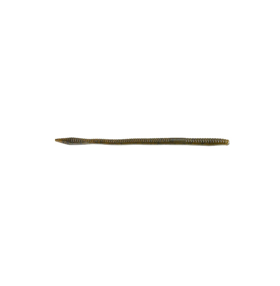 NetBait BaitFuel T-Mac Worm 6.5&quot; 20pk - Green Pumpkin