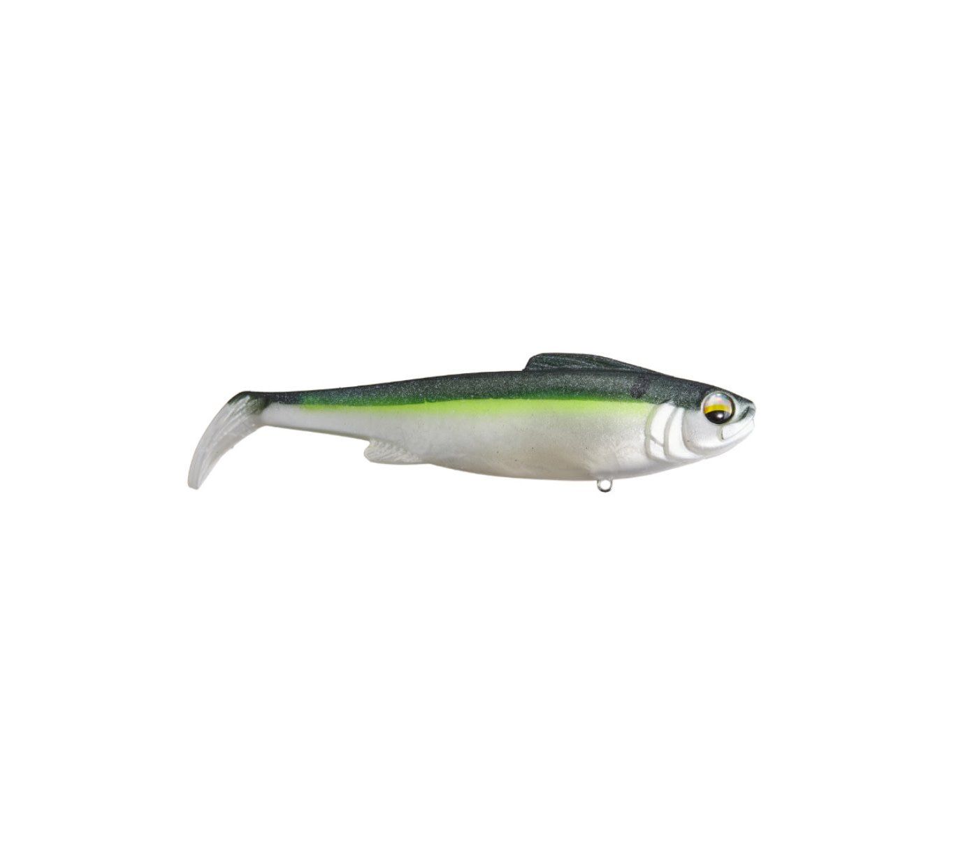 6th Sense 6.25’’ Slow Sink Hangover Line-Through Swimbait - Sexified Green