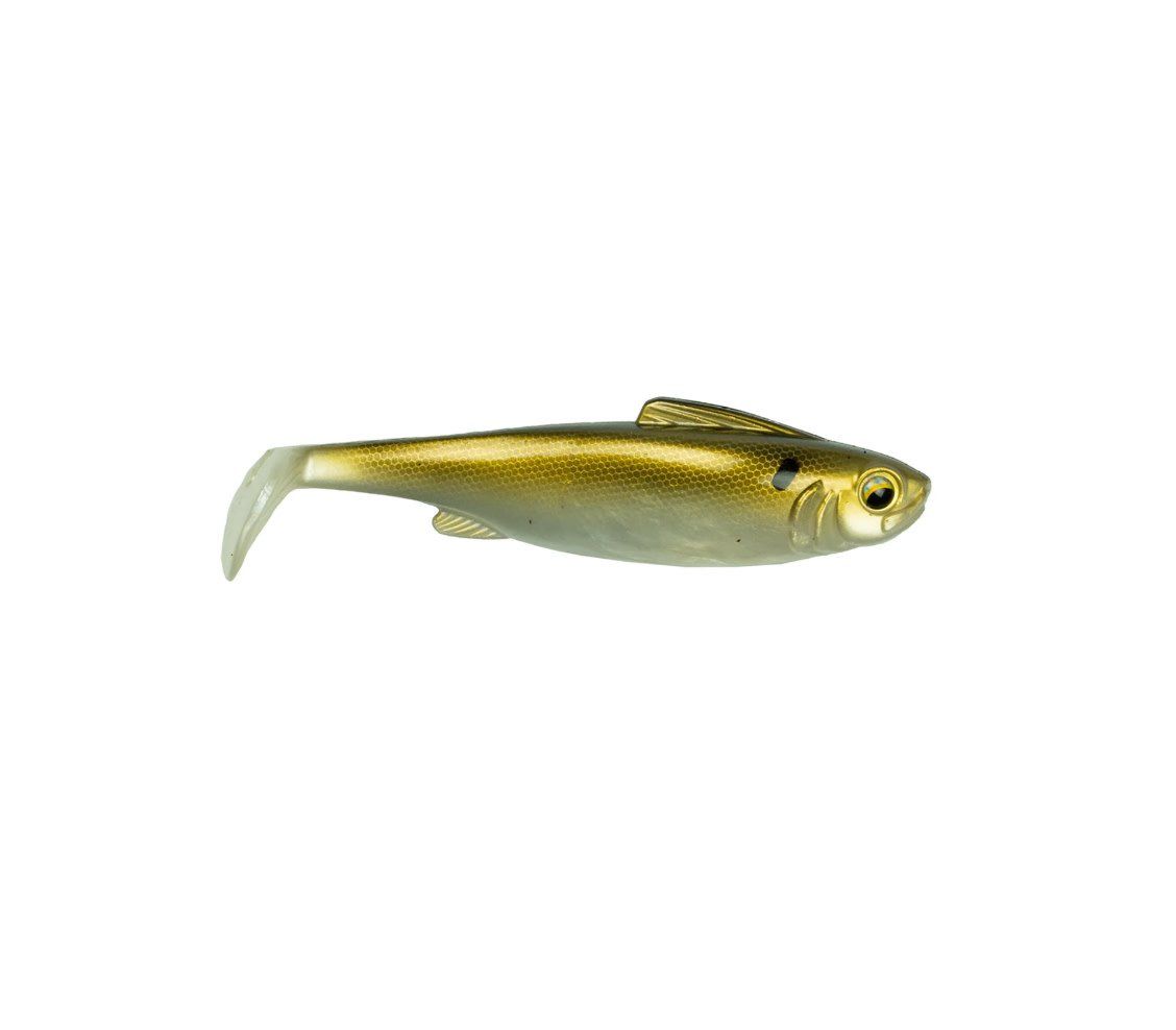 6th Sense 6.25’’ Slow Sink Hangover Line-Through Swimbait - Gizzard Gold
