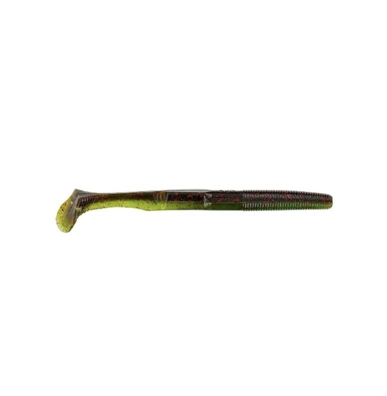 Yamamoto 5” Swim Senko - Green Pumpkin Red Flk/042J