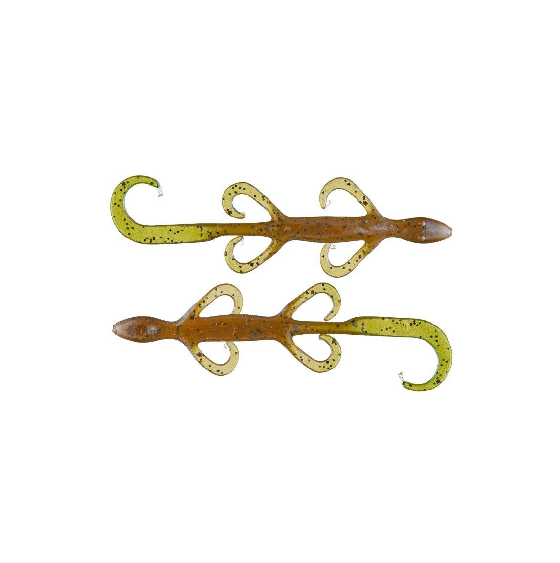 Zoom Lizard 6” - Green Pumpkin Chart Tail