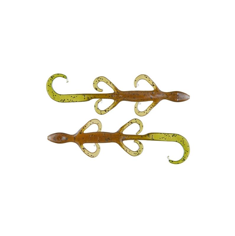 Zoom Lizard 6” - Green Pumpkin Chart Tail