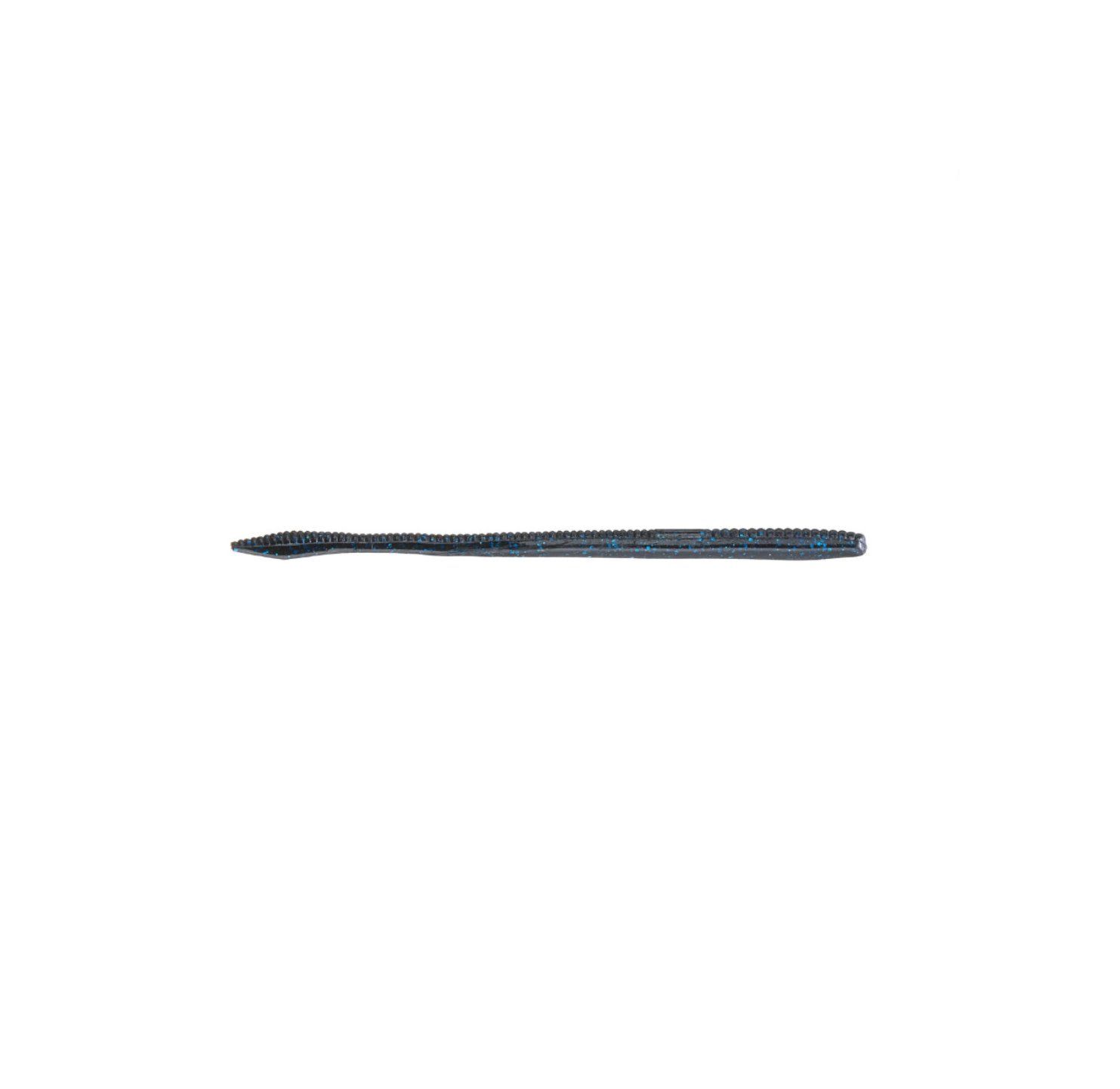 NetBait BaitFuel T-Mac Worm 6.5&quot; 20pk - Black Blue Flake