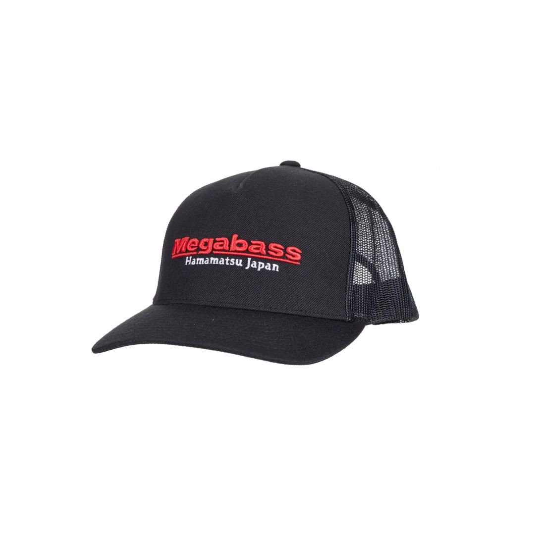 Megabass Classic Trucker Hat - Black/Red