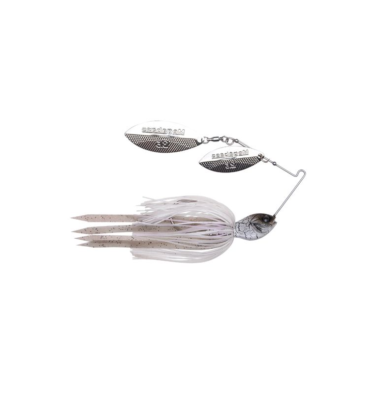 Megabass SV-3 Double Willow 3/8oz. Spinnerbait - White Python