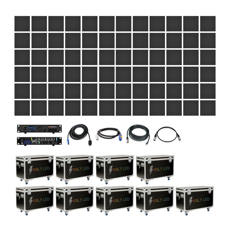 2.6MM INDOOR LED VIDEO WALL SYSTEM PACKAGE | 9.84' FT X 19.69' FT
