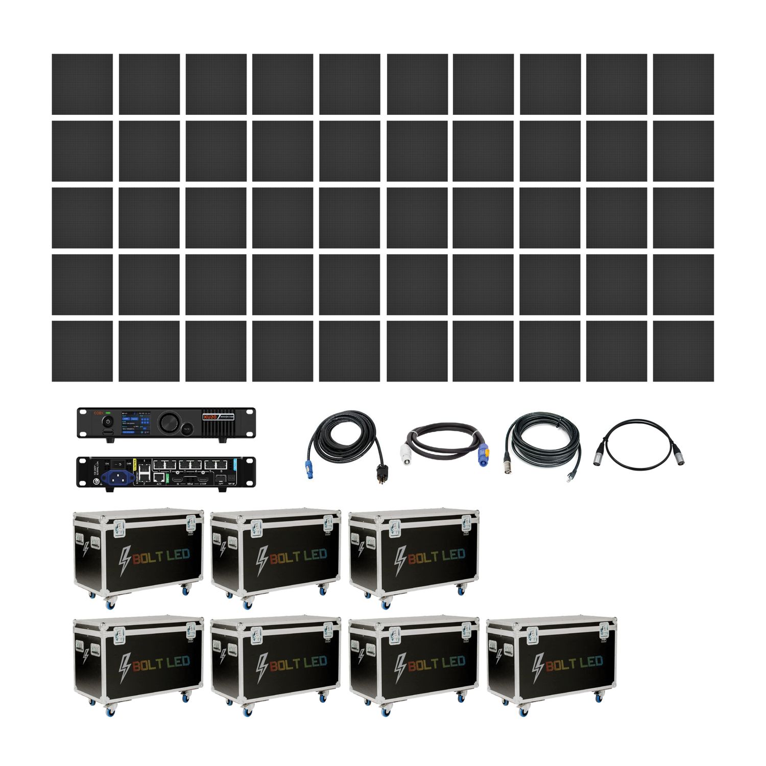 3.91MM INDOOR LED VIDEO WALL SYSTEM PACKAGE | 8.20' FT X 16.40' FT