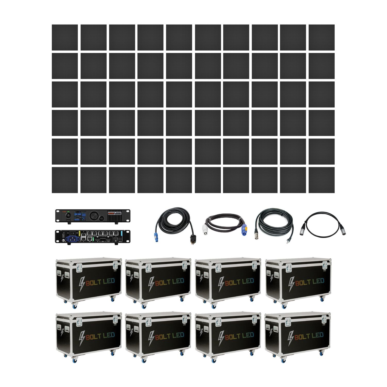 3.91MM INDOOR LED VIDEO WALL SYSTEM PACKAGE | 9.84' FT X 16.40' FT