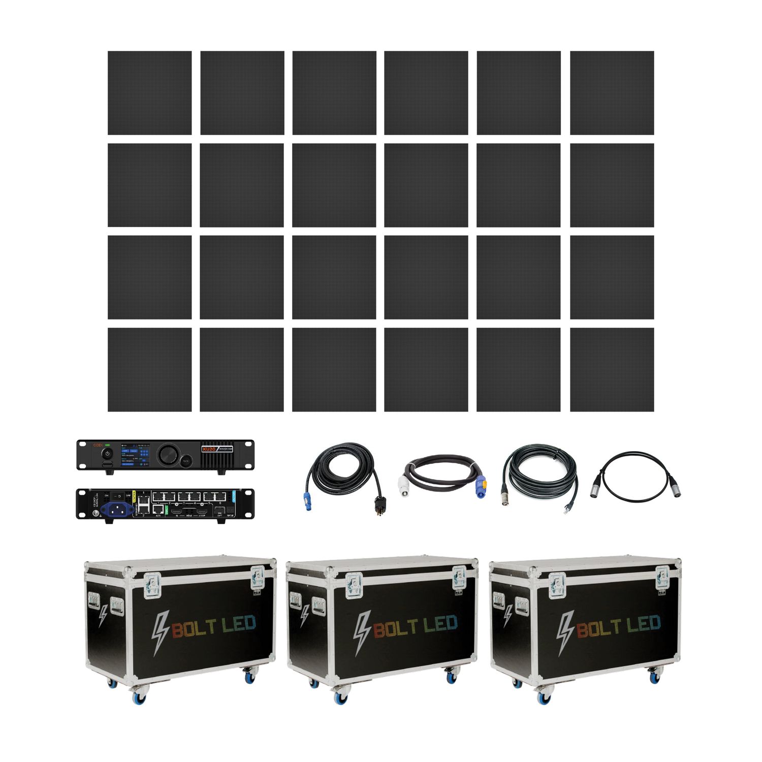 2.6MM INDOOR LED VIDEO WALL SYSTEM PACKAGE | 6.56' FT x 9.84' FT