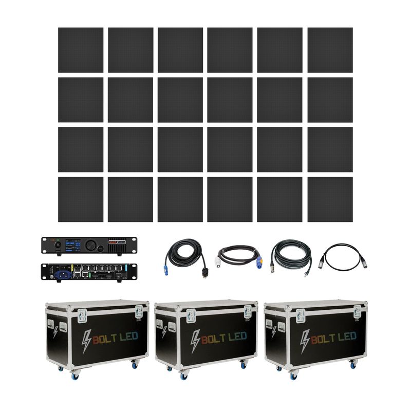 2.6MM INDOOR LED VIDEO WALL SYSTEM PACKAGE | 6.56' FT x 9.84' FT
