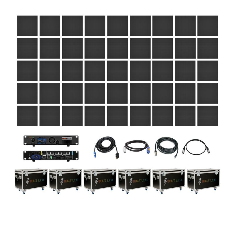 2.6MM INDOOR LED VIDEO WALL SYSTEM PACKAGE | 8.20' FT X 14.76 FT