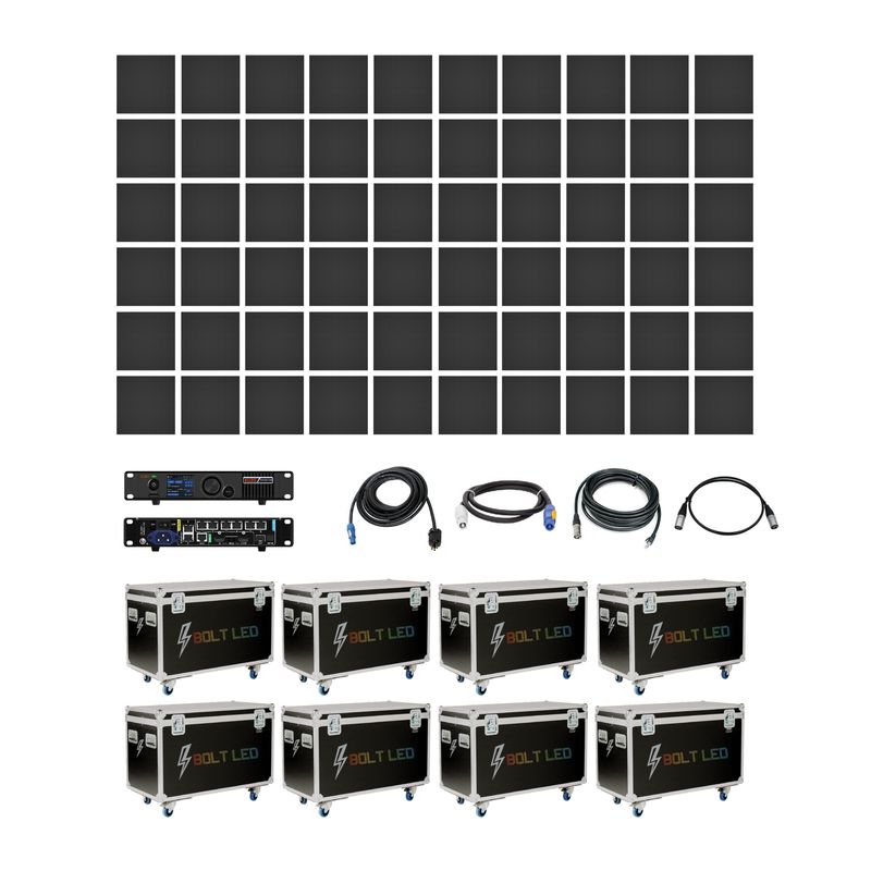 2.6MM INDOOR LED VIDEO WALL SYSTEM PACKAGE | 9.84' FT X 16.40' FT