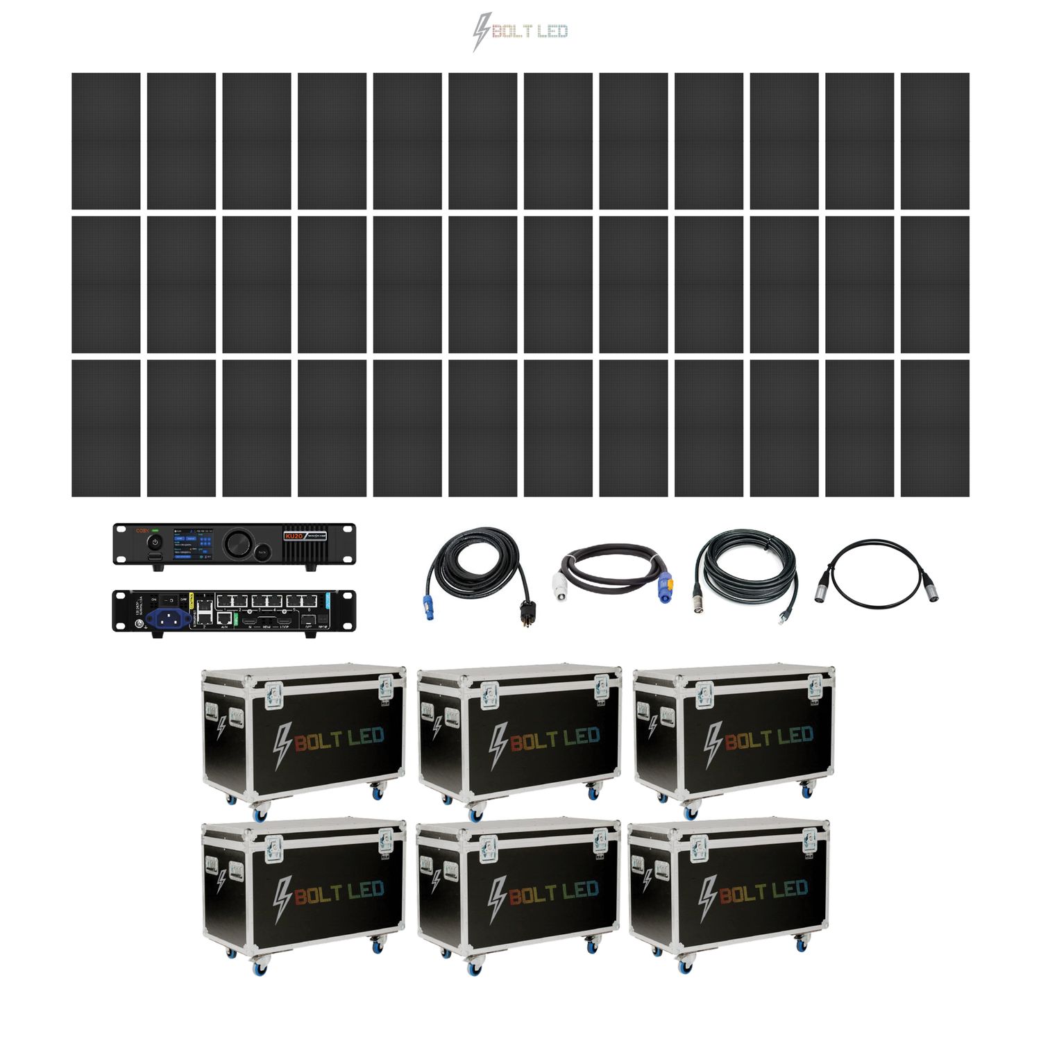 2.9MM OUTDOOR LED VIDEO WALL SYSTEM PACKAGE | 9.84' FT X 19.69' FT