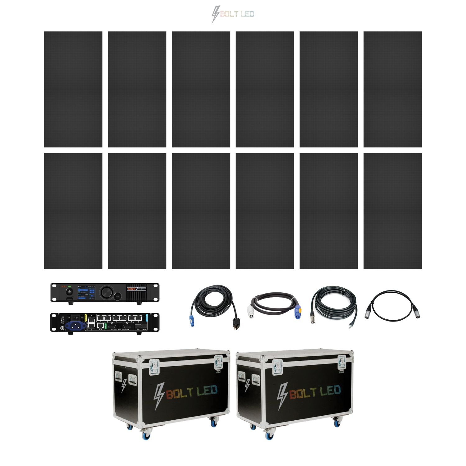 3.91MM OUTDOOR LED VIDEO WALL SYSTEM PACKAGE | 6.56' FT x 9.84' FT