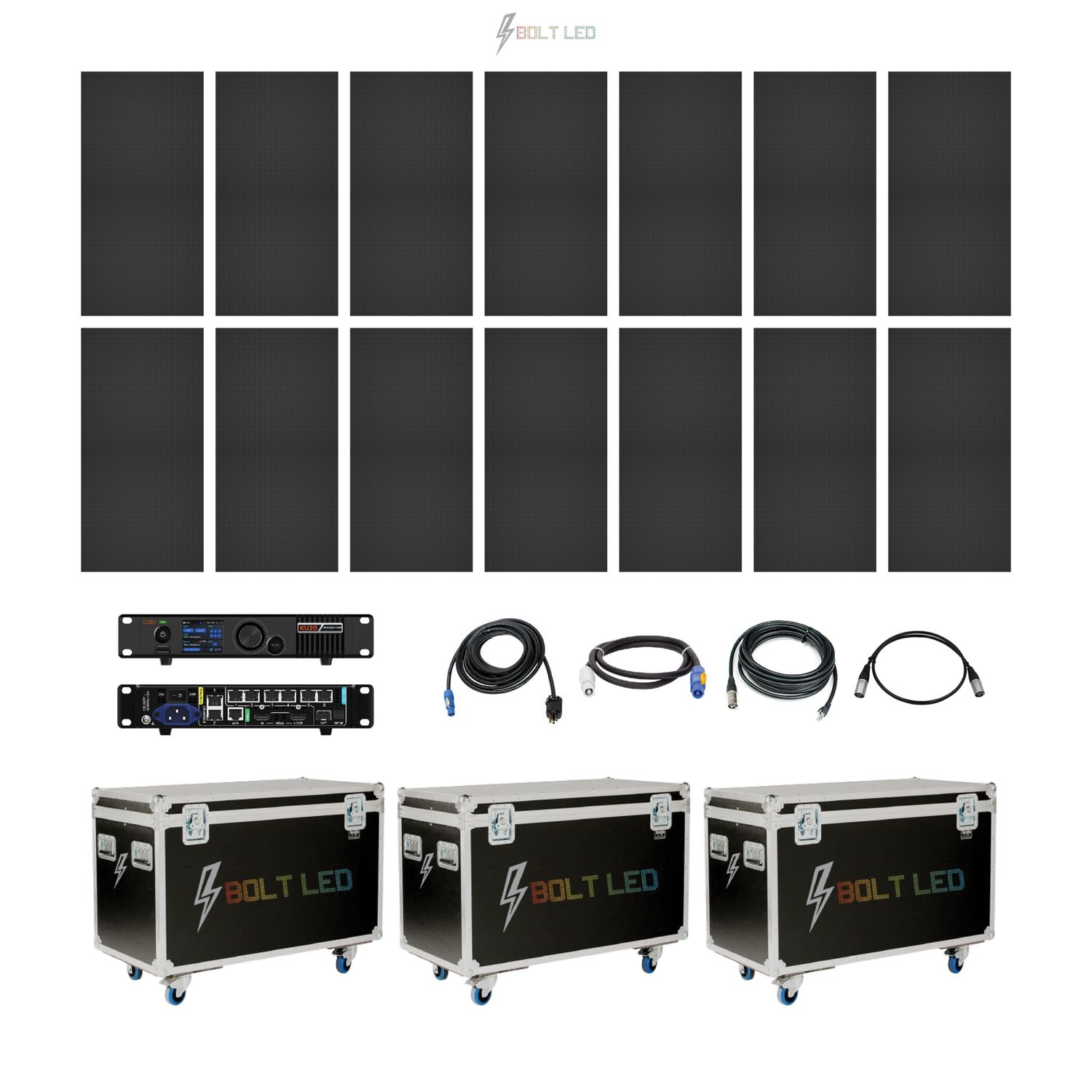 2.9MM OUTDOOR LED VIDEO WALL SYSTEM PACKAGE | 6.56' FT x 11.48' FT
