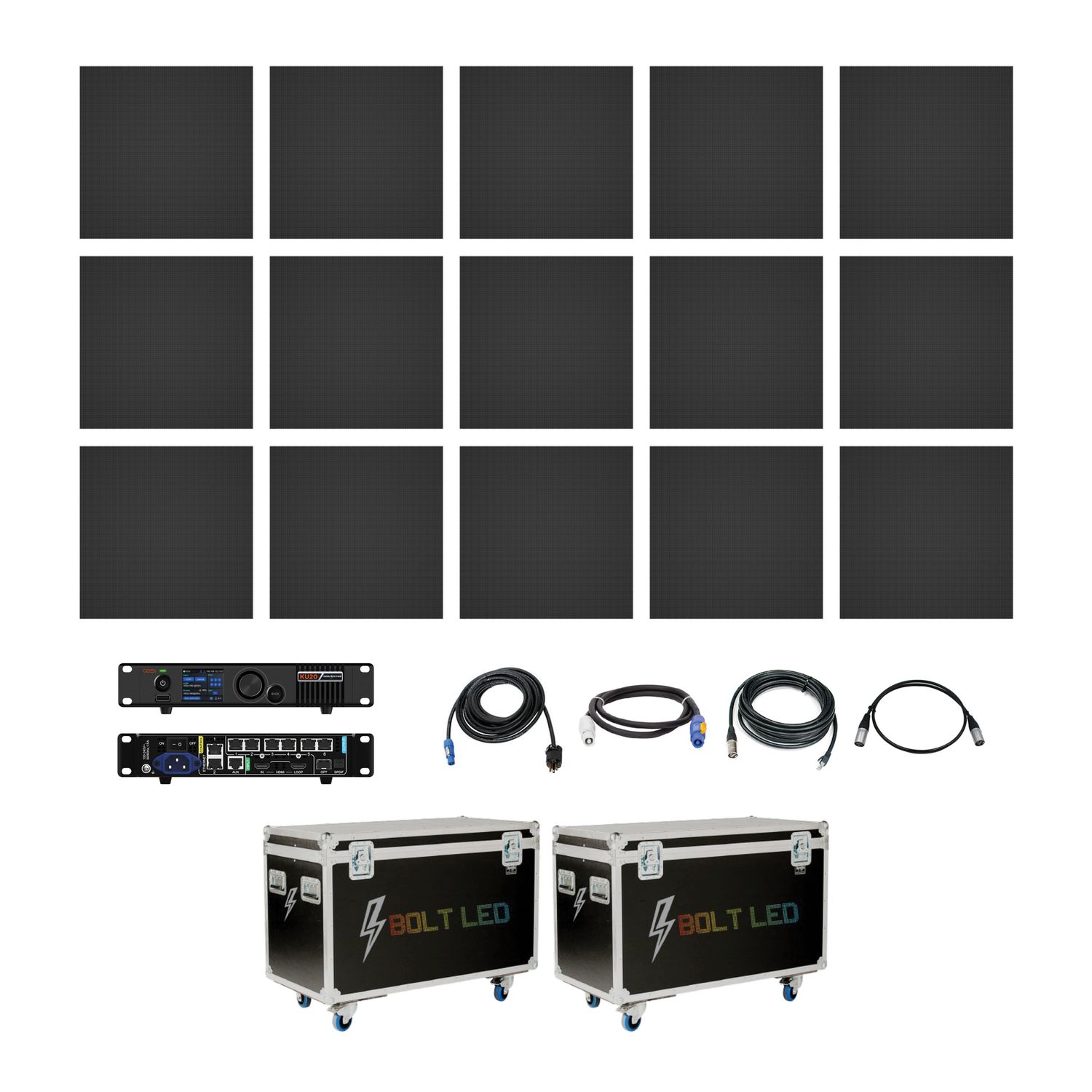 3.91MM OUTDOOR LED VIDEO WALL SYSTEM PACKAGE | 4.92' FT X 8.20 FT