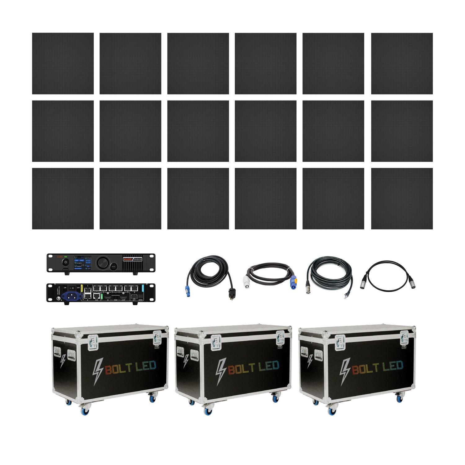 3.91MM OUTDOOR LED VIDEO WALL SYSTEM PACKAGE | 4.92' FT X 9.84' FT