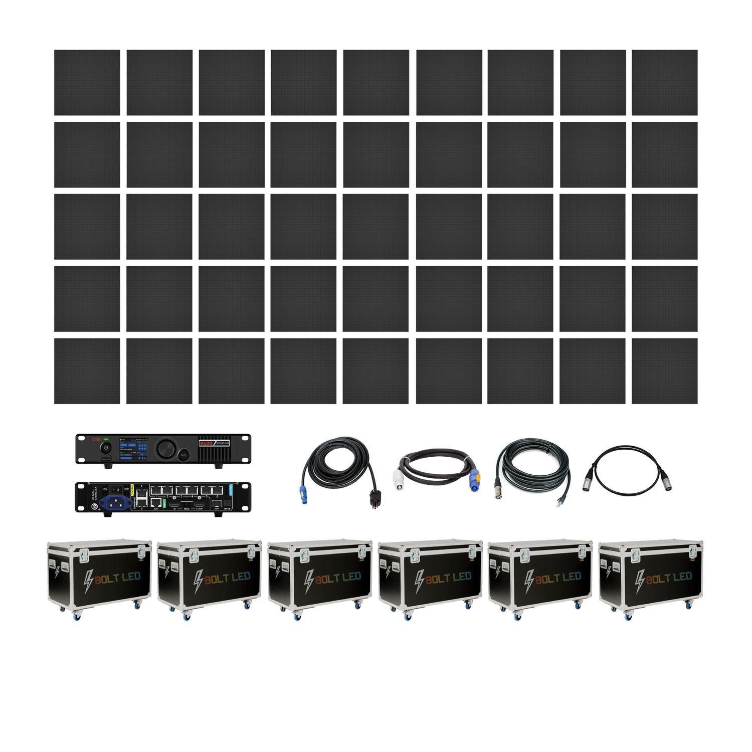 3.91MM OUTDOOR LED VIDEO WALL SYSTEM PACKAGE | 8.20' FT X 14.76' FT