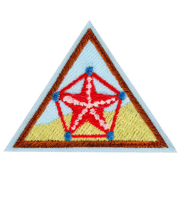 BROWNIE NUMBERS IN NATURE BADGE