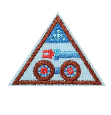 Brownie Designing Robots Badge
