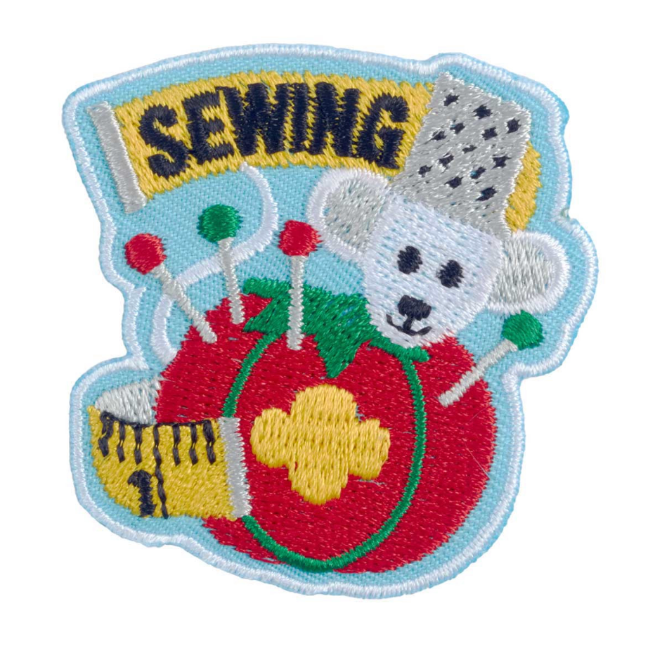 SEWING MOUSE FUN PATCH