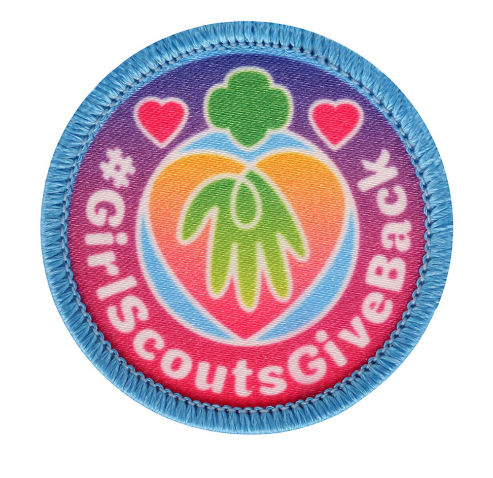 GIRL SCOUTS GIVE BACK PATCH