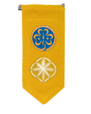 Daisy Insignia Tab - Yellow