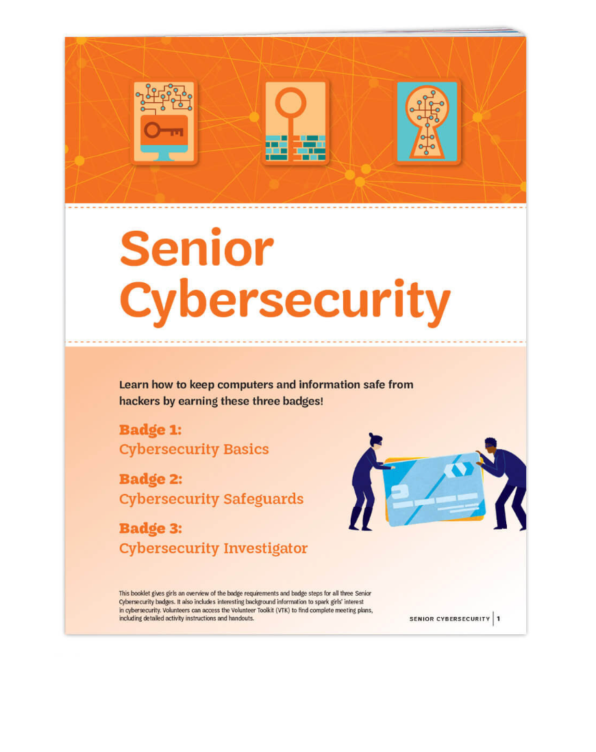 Senior Cybersecurity Badge Requirements Pamphlet