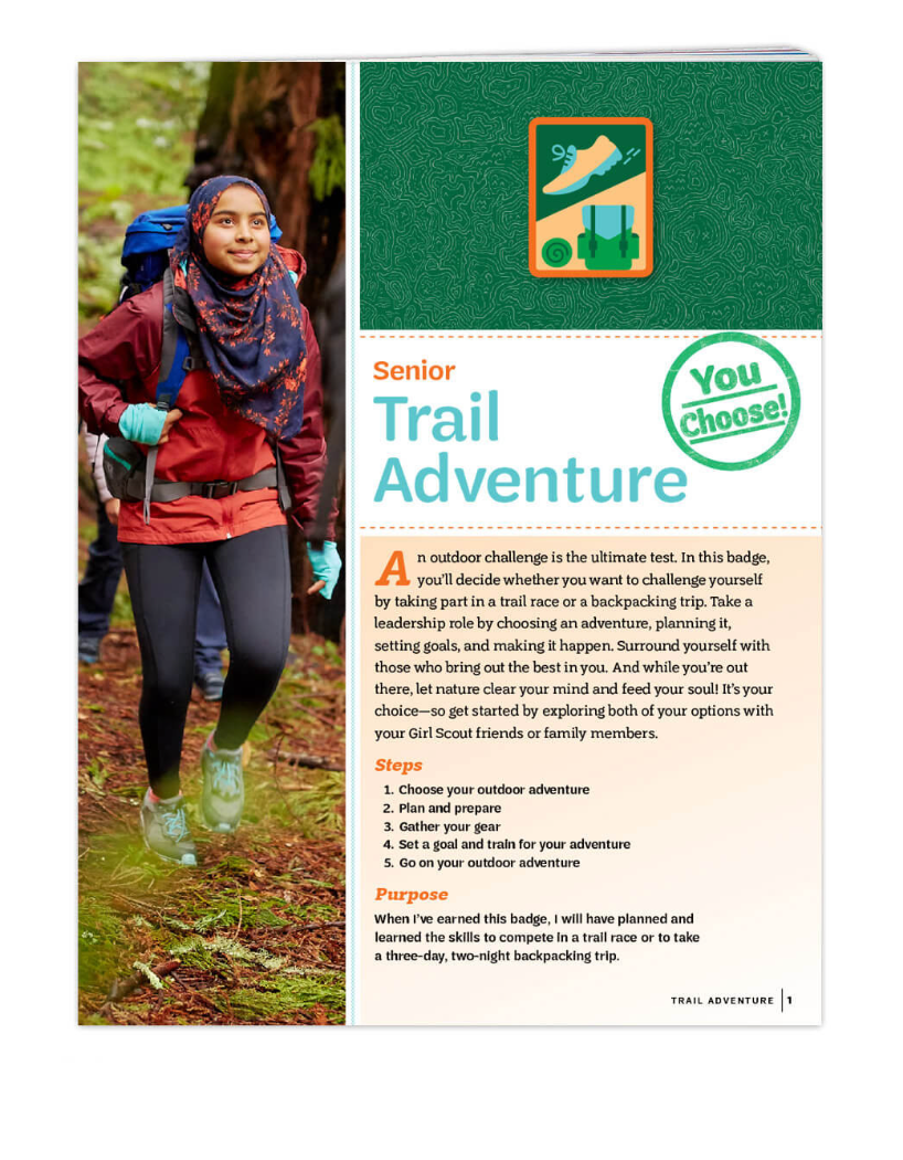 Senior Trail Adventure Badge Requirements Pamphlet