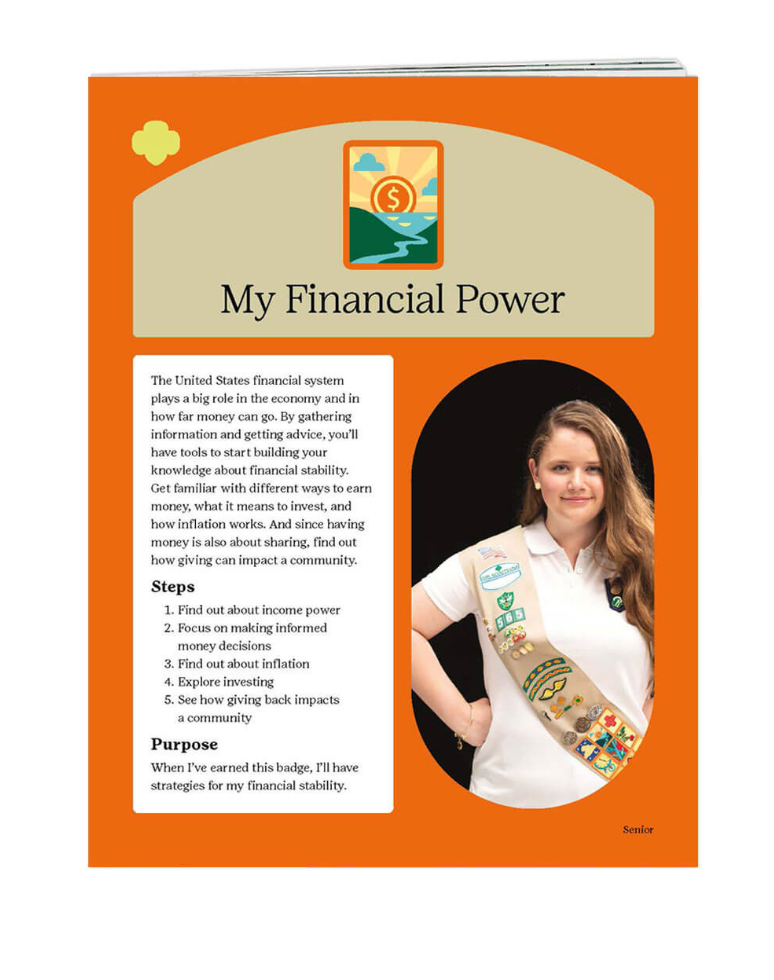 SENIOR MY FINANCIAL POWER BADGE REQUIREMENTS