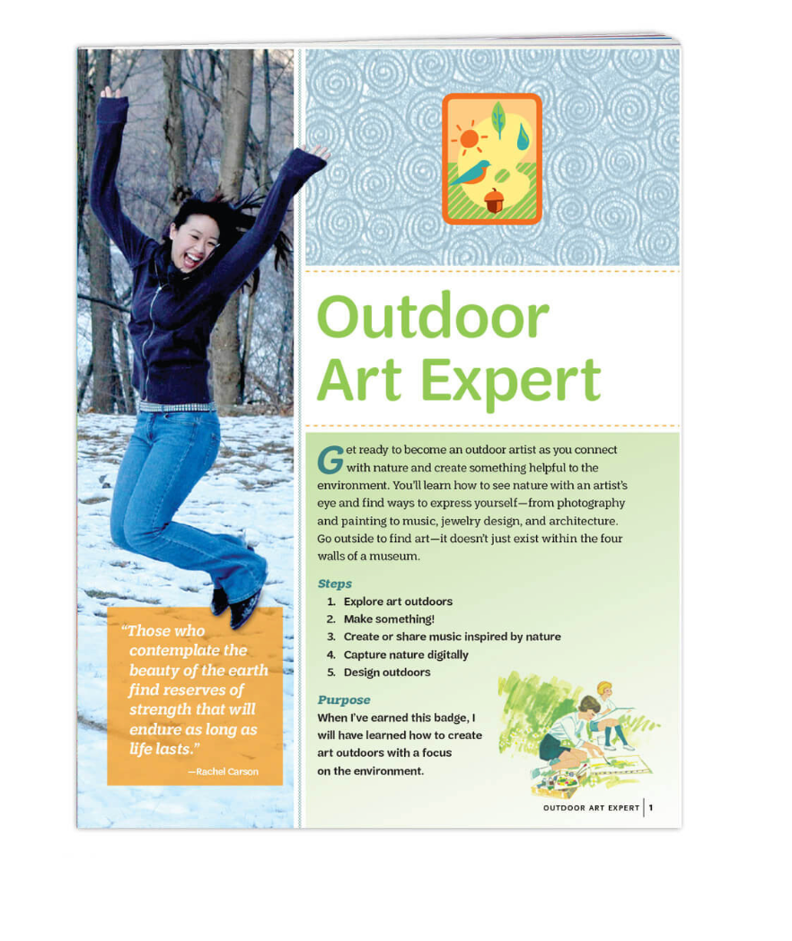 SENIOR OUTDOOR ART EXPERT BADGE REQUIREMENT PAMPHLET