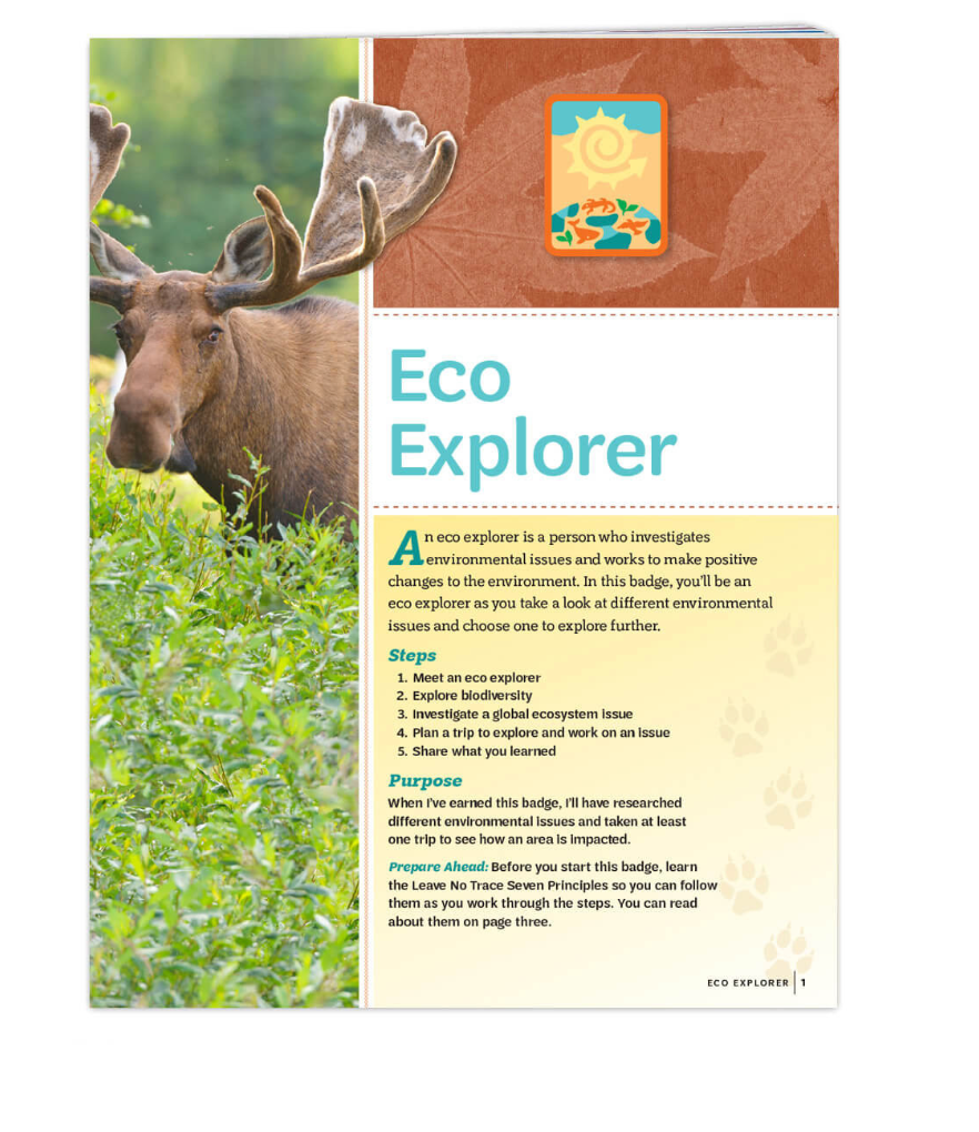 Senior Eco Explorer Badge Requirement Pamphlet